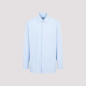 JIL SANDER Men's Pinstripe Button-Up Long Sleeve Shirt Men SUNNY SKY Shirts